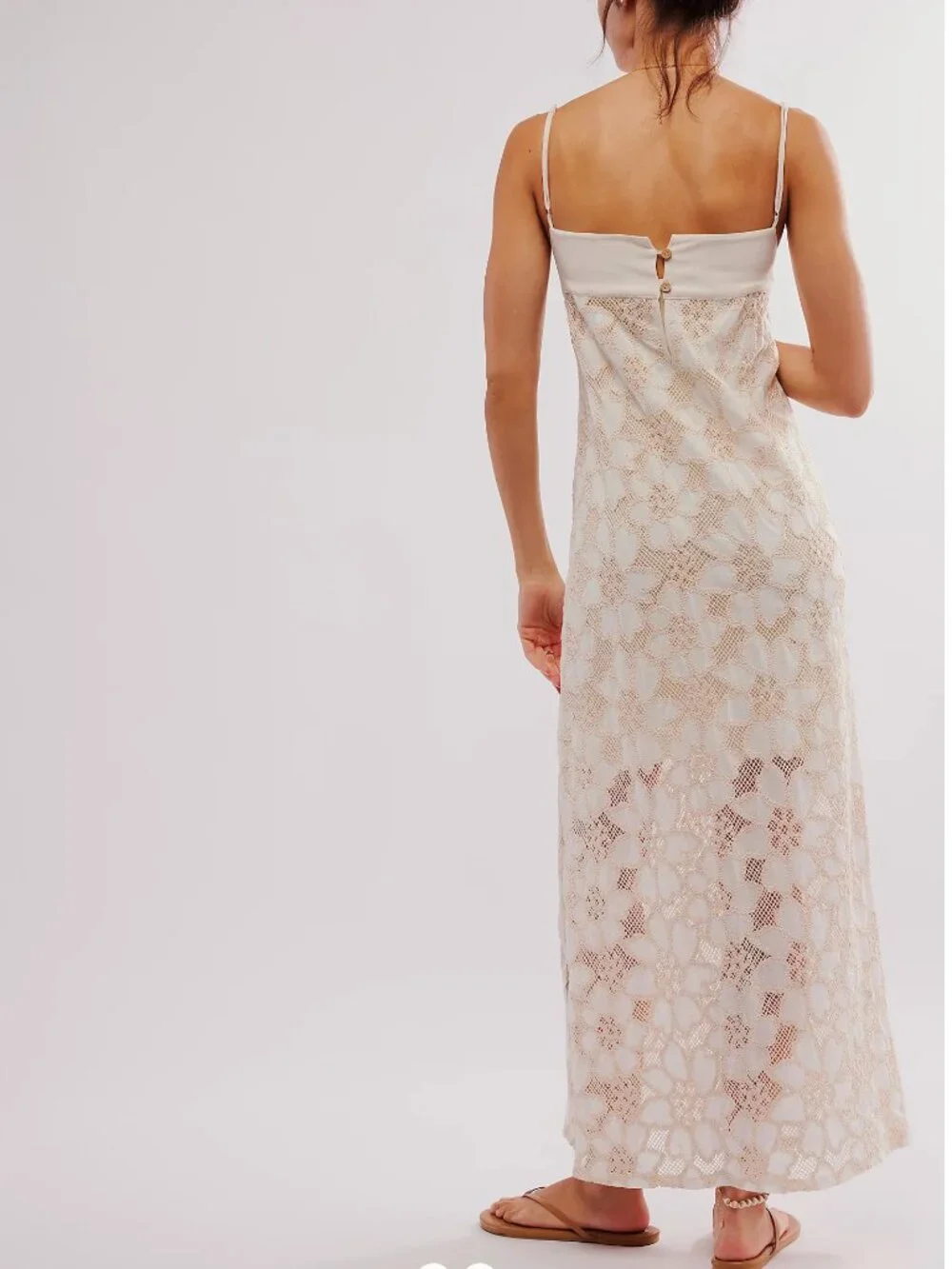 SOLD! Free People x Jen's Pirate Booty Lounge Maxi Dress Medium NWOT Sold Out - Picture 1 of 14